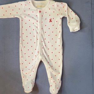 Joules footie 0-3 months